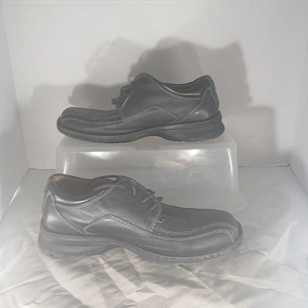 Dockers ProStyle Oxford Shoes 7M Black Leather‎ All Motion Comfort 90-29024